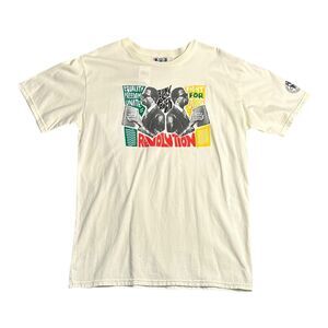 Cross Colours Black Power Revolution T Shirt Mens Medium $40 MSRP Stephen Shames